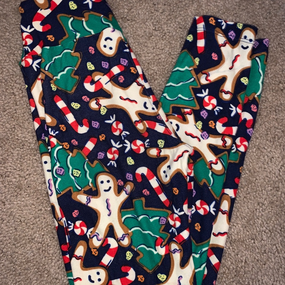 LuLaRoe Tween Holiday Leggings